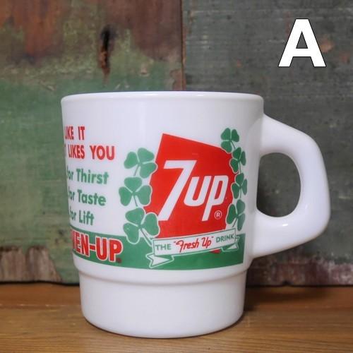 70年代 ペプシ コカコーラ 7up ドクターペッパー ミルクグラス フル