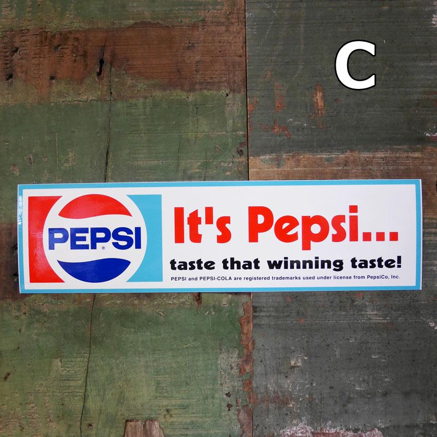 PEPSI（ペプシ） ペプシコーラ バンパーステッカー BUMPER STICKER