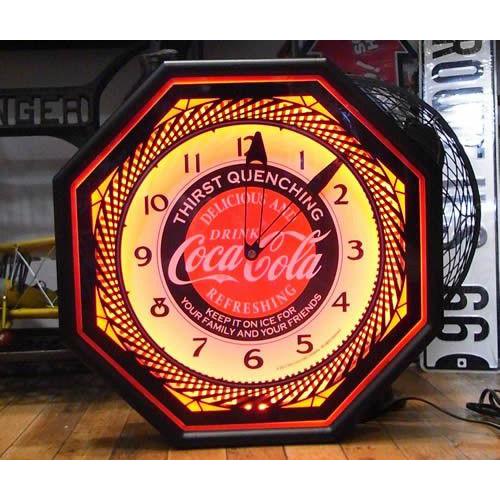 Coca Cola（コカコーラ） ネオンクロック ネオン管 インテリア