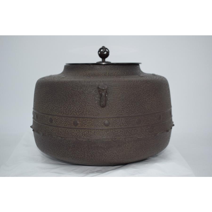 茶道炉釜独楽釜海老付菊池正直