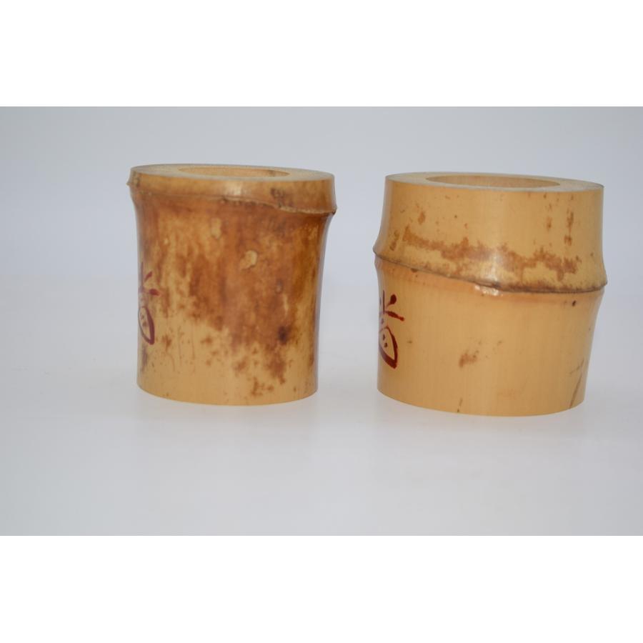 茶道具 竹蓋置 炉・風炉 一双 大徳寺 三玄院 藤井 誡堂 在判 箱書付