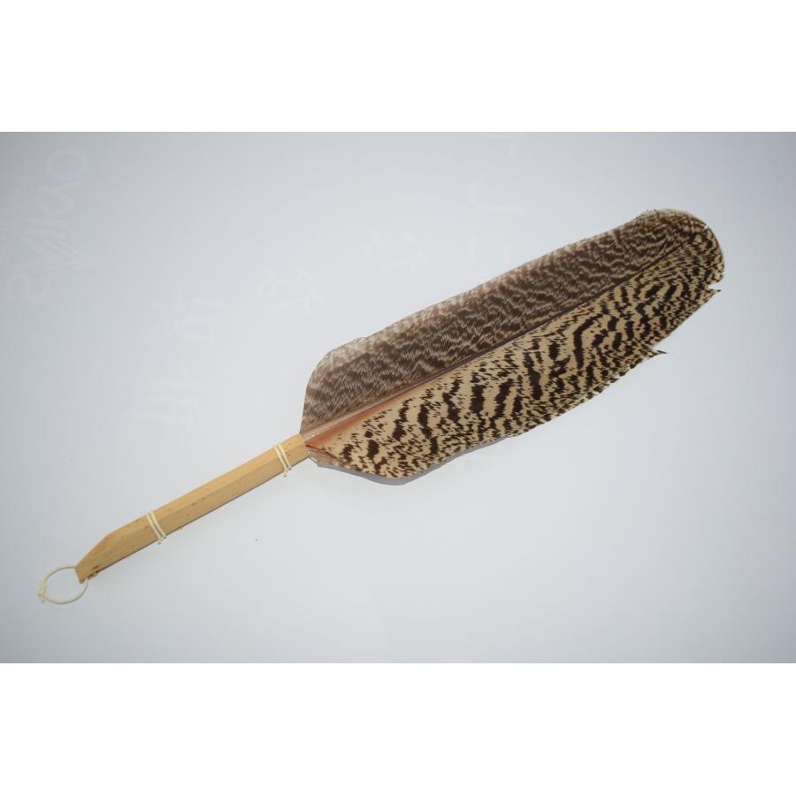 茶道具 羽箒 炉用 左羽根 孔雀 茶道 t tz05-053 : 月香園アウトレット