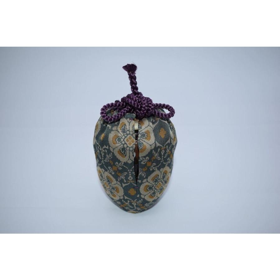 茶道具 瀬戸赤津焼 織部焼 山口正悟作 肩衝茶入 仕覆付 共箱 V 7081