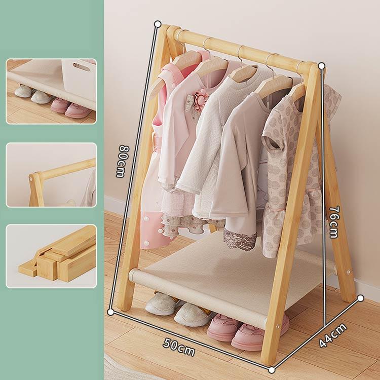 子供用 木製ハンガーラック ナチュラルスタイル ハンドメイド キッズ
