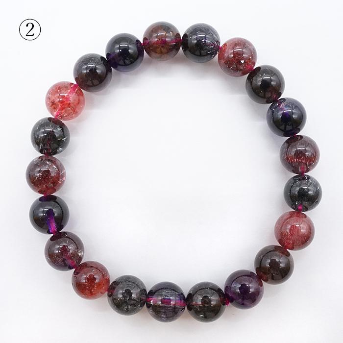 スーパーセブン ブレスレット 証明書付き 9mm ブラジル産 【一点物