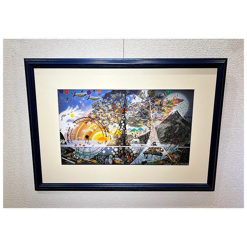 藤城清治【 生命讃歌 】限定500部／DXセリグラフ／新品額装／上代30万