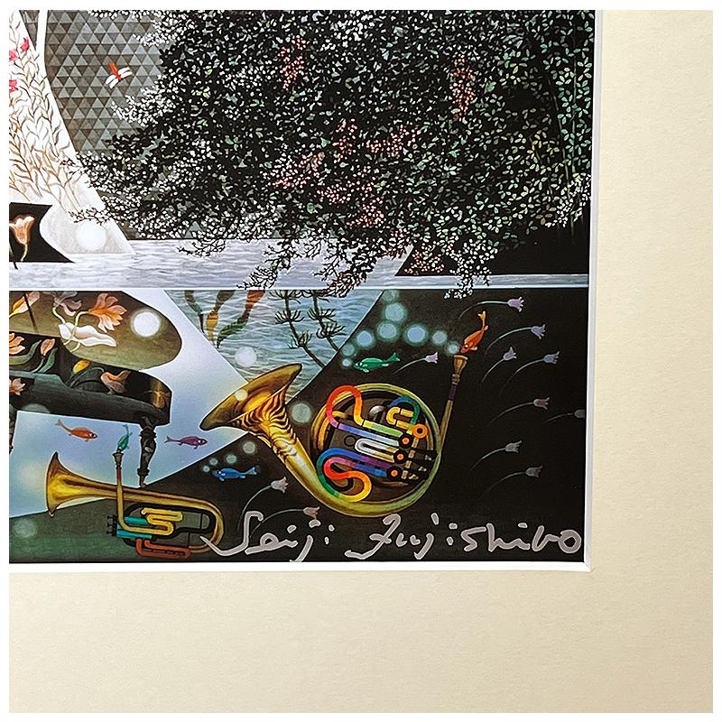 藤城清治【 生命讃歌 】限定500部／DXセリグラフ／新品額装／上代30万