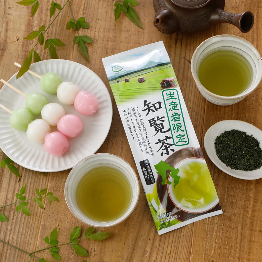 ハラダ製茶 お茶 知覧茶 緑茶 日本茶 生産者限定 100g×12本【2026年3