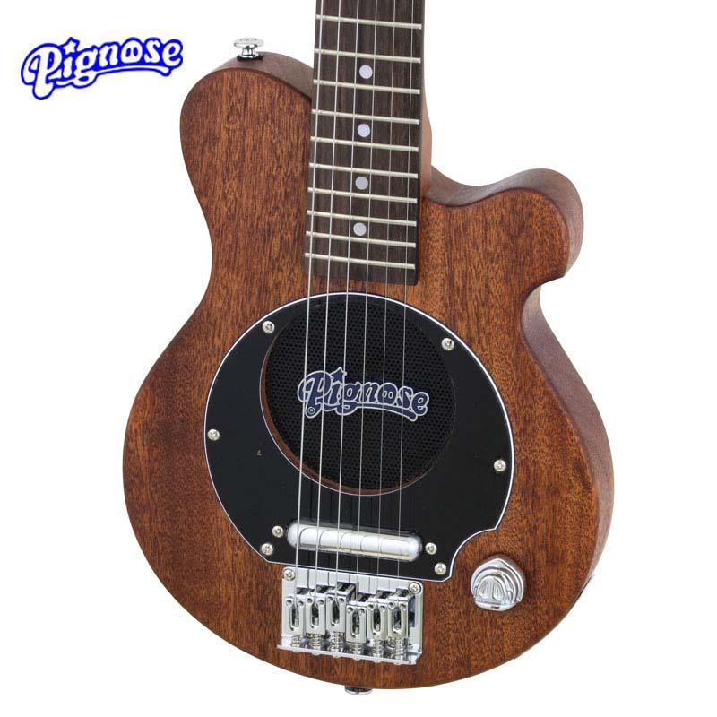 Pignose ギター 内蔵アンプ付き レッド Pignose ギター 内蔵アンプ付き