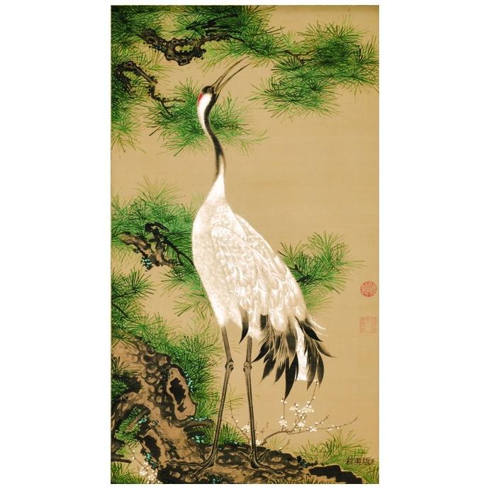 彩光る』 油彩肉筆画 肉筆油彩画コレクション 絹本彩色画 応挙銘 題目