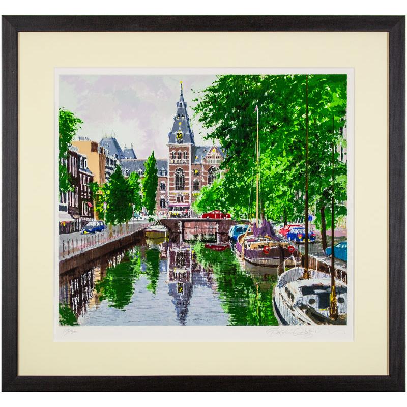 小田切訓「王宮のある運河」F4 小田切訓「王宮のある運河」油彩 F4号