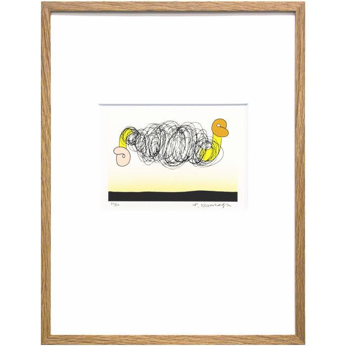 元永定正 「 ぐるぐるぐる 」 シルクスクリーン 版画 版画 絵画 現代