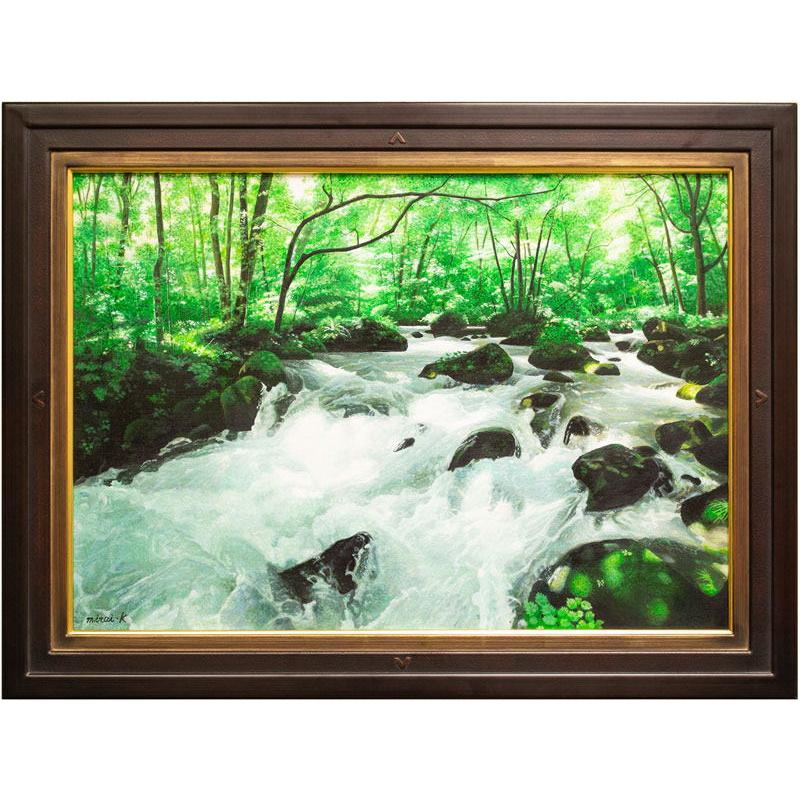 油絵【Fosest】1点物の原画/作者サイン入◇F30号キャンバス 油絵【Fosest】