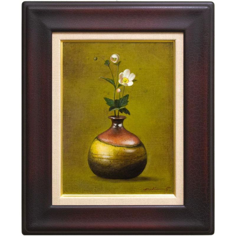 あけびの花咲く 油彩画 96a18c6ac9688034cecadfbdc217aa