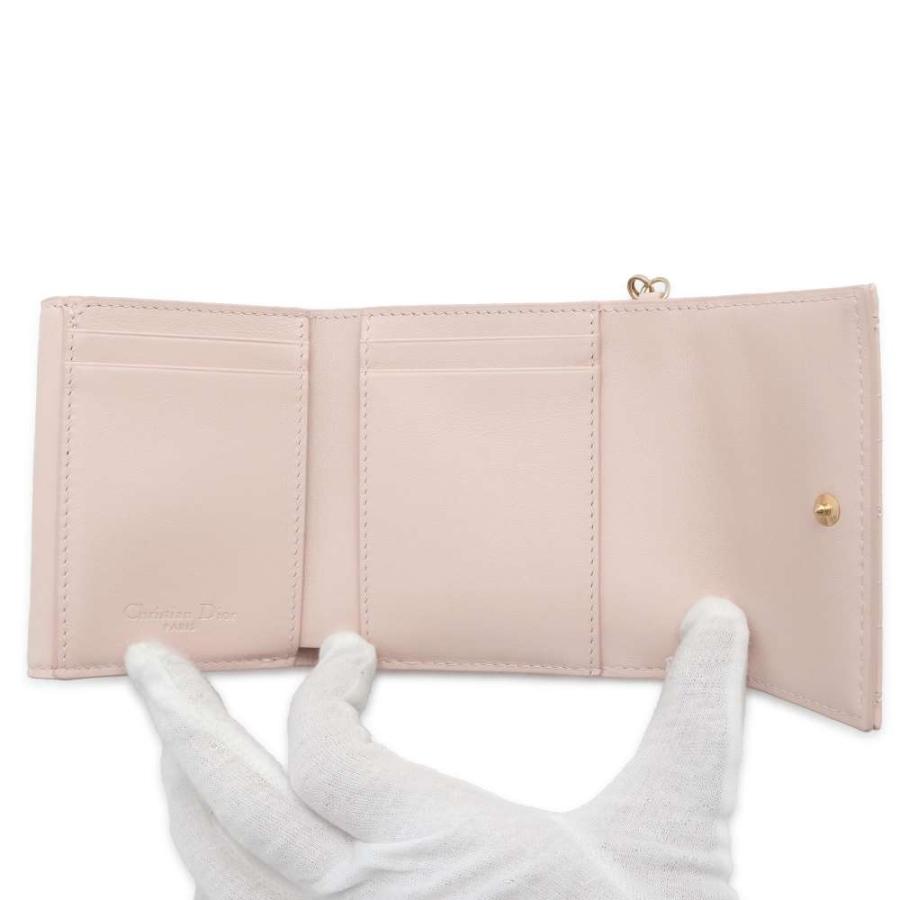 クリスチャン・ディオール 三つ折り財布 レディディオール ロータス