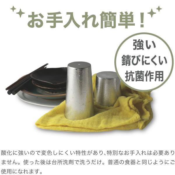 名入れ 能作 錫製 酒器セット （ぐい呑み 錫1個 片口小 錫） 猪口 酒器