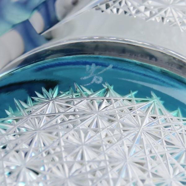 江戸切子 江戸硝子 オールド 四季 夏 但野硝子 切子グラス オールド