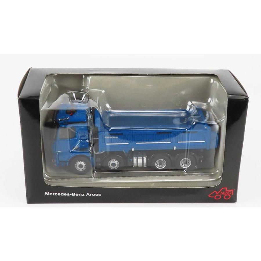 NZG 1/50 Mercedes Benz Actros 4151 8x4 MEILLER KIPPER ブルー