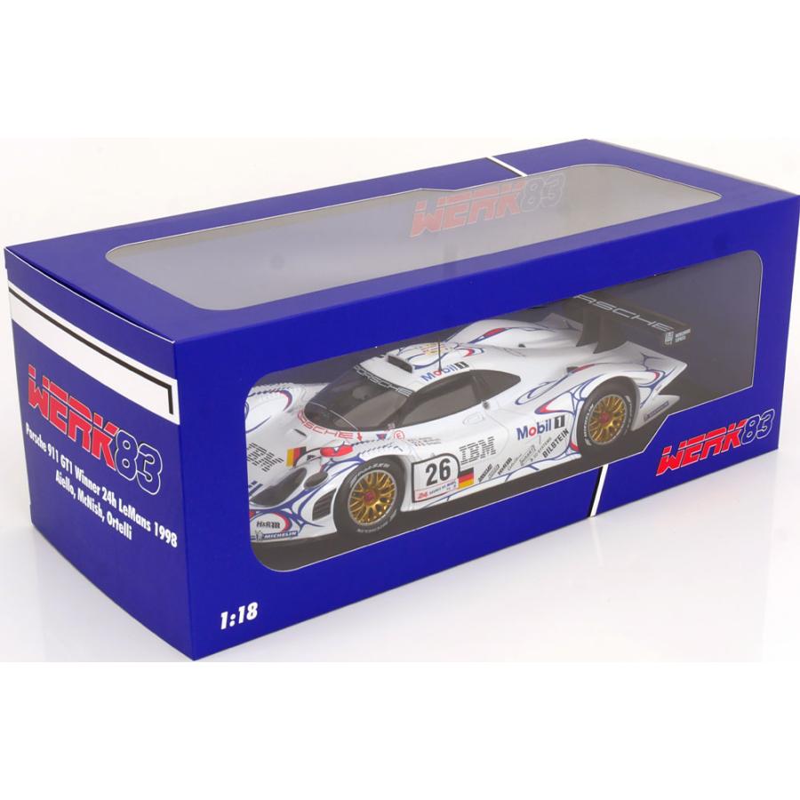 Werk83 1/18 Porsche 911 GT1-98 #26 24h Le Mans 1998 McNish Aiello