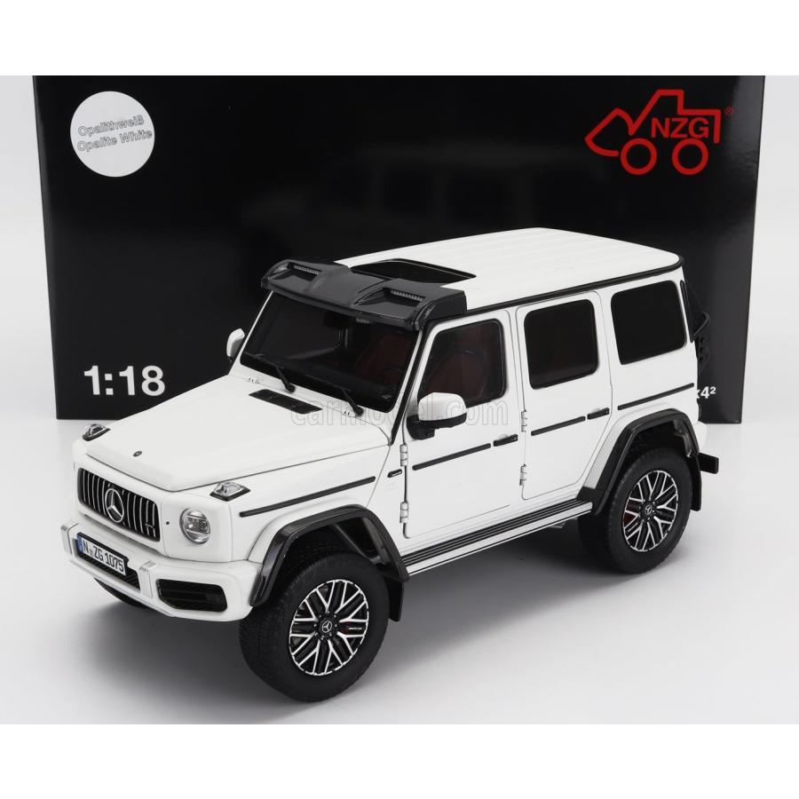 NZG 1/18 Mercedes Benz G63 W163 4x4 AMG 2023 OPALITH WHITE