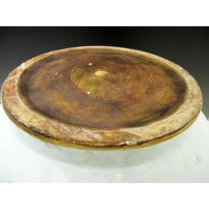 李朝壷 白磁 丸壷 塩笥壺 韓国オンギ.骨董品.スッカラ.アンティーク