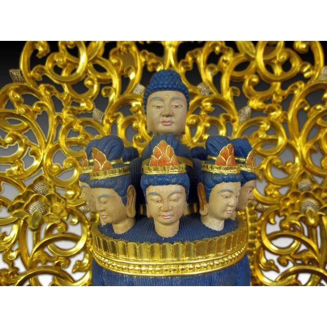 中国 清時代中期 官造 溜金十一面観音像 仏教美術 送料込み251209