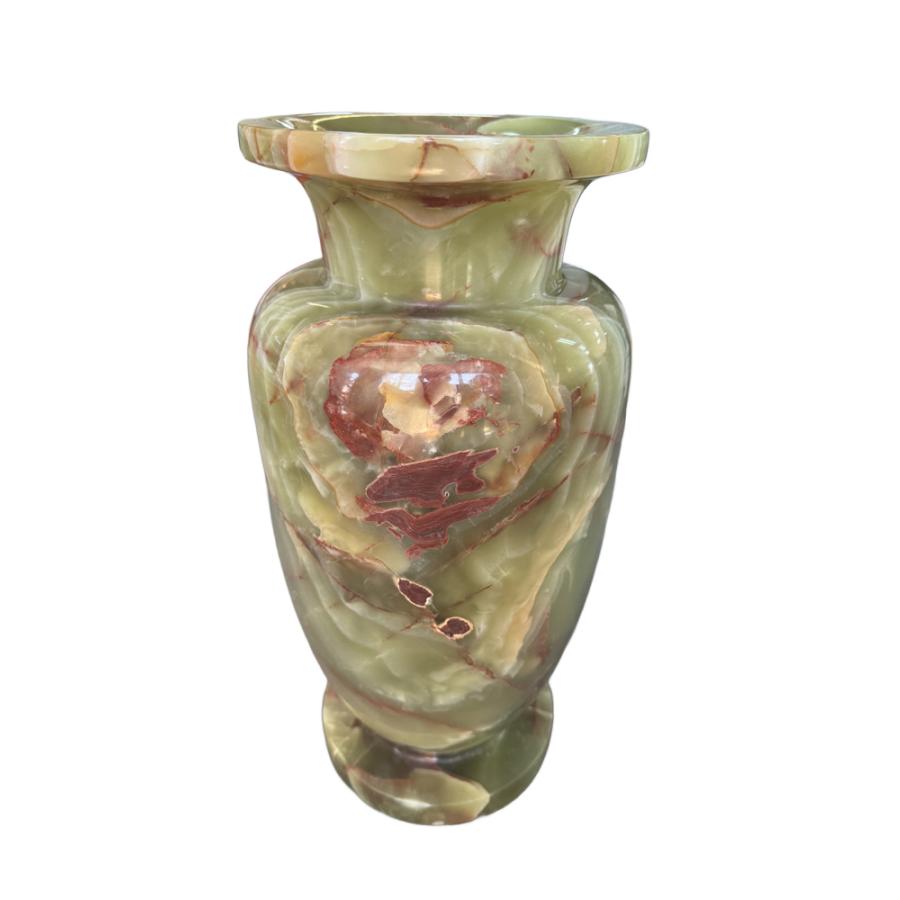 グリーン オニックス 花瓶 オニキス インテリア 大きい 飾り壺 天然石