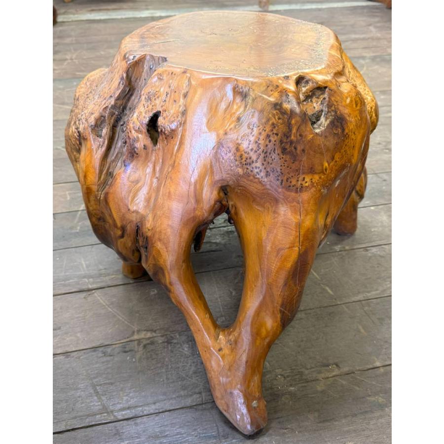 送料無料 無垢 木の根 飾り台 展示品 W56cm 花台 盆栽卓 根卓 飾台