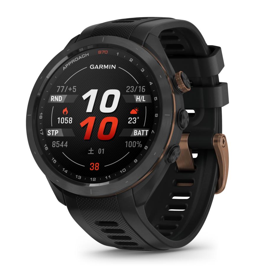 GARMIN（ガーミン） Approach S70 47mm Black Bronze Edition AMOLED