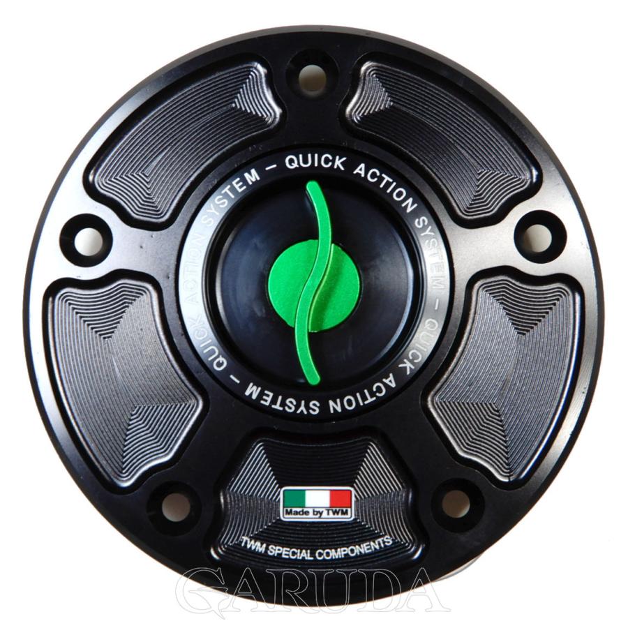 TKPR02 TWMタンクキャップ/KAWASAKI 5穴(00-06)用/クイックTYPE