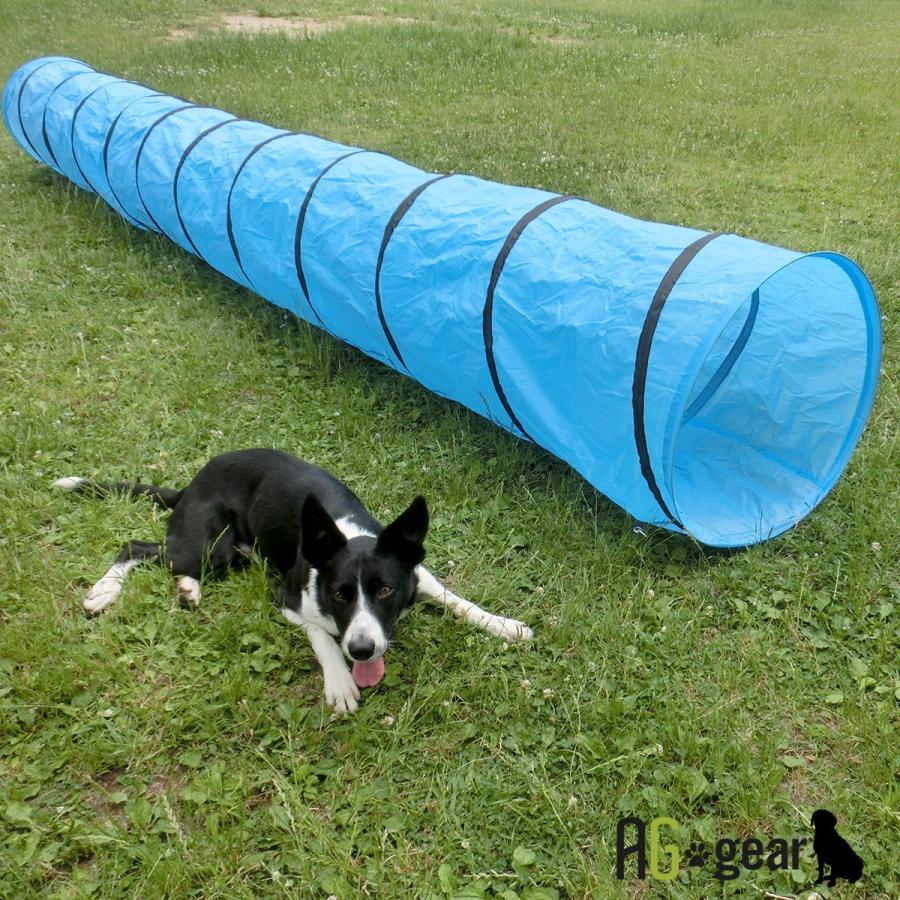 犬用 ドッグアジリティ トンネル 軽量タイプ 60cm×5m キャリーバッグ