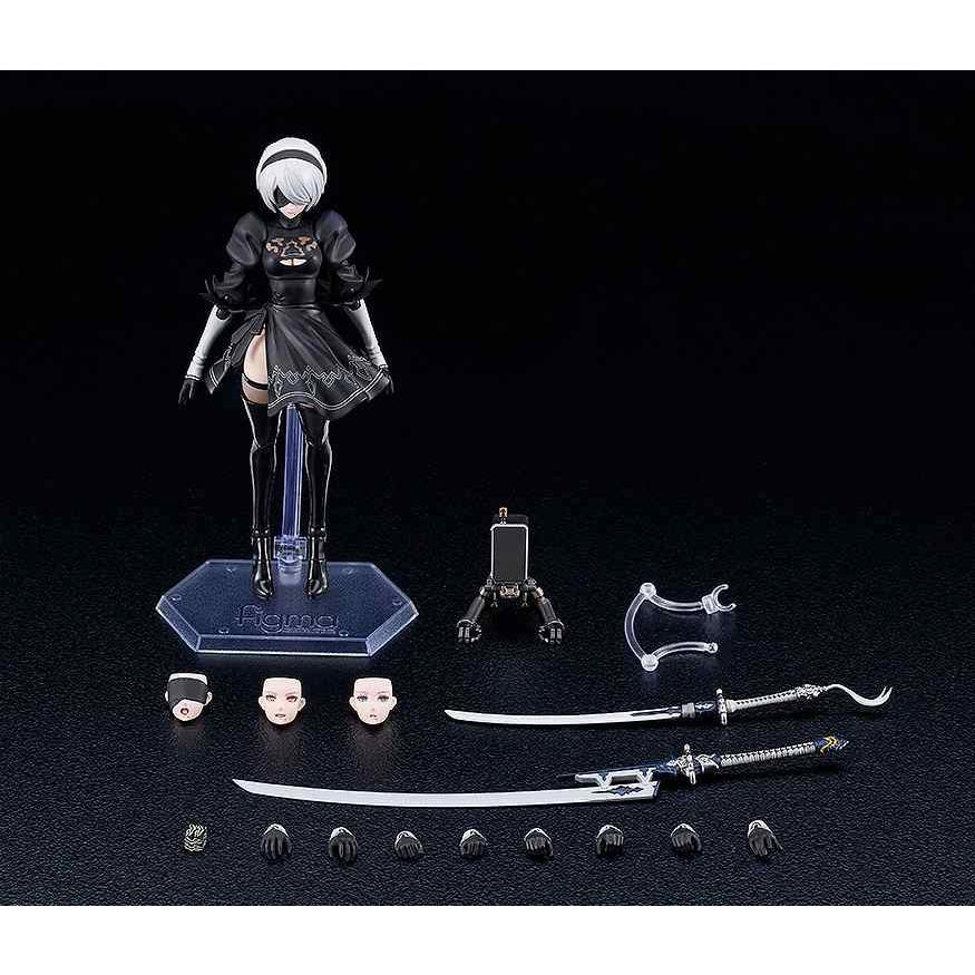 figma NieR:Automata Ver1.1a 2B（ヨルハ二号B型） 塗装済み可動