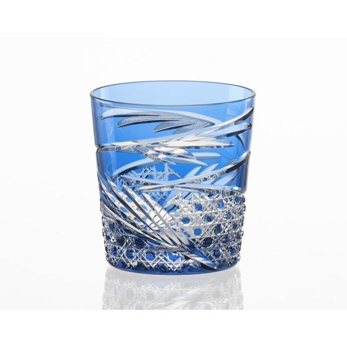 KAGAMI 江戸切子（カガミクリスタル）ロックグラス＜舞＞T577-2944-CCB