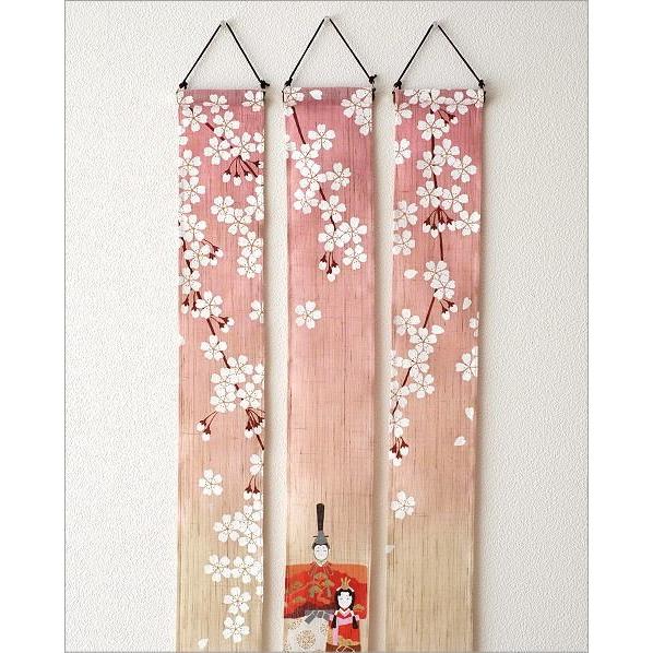 タペストリー 和風 おしゃれ 縦長 縦型 細い 壁掛け 玄関 壁飾り 自然