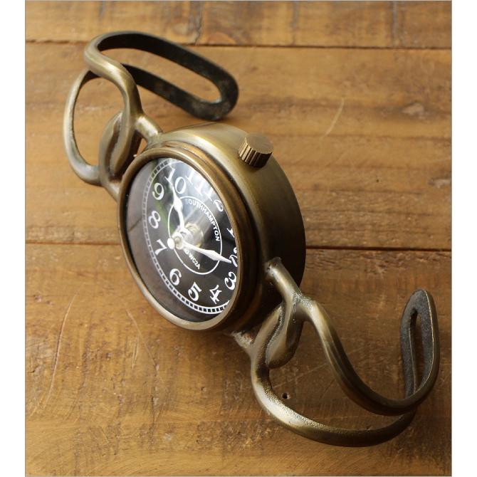 置き時計 置時計 アンティーク おしゃれ アナログ 小さい 真鍮