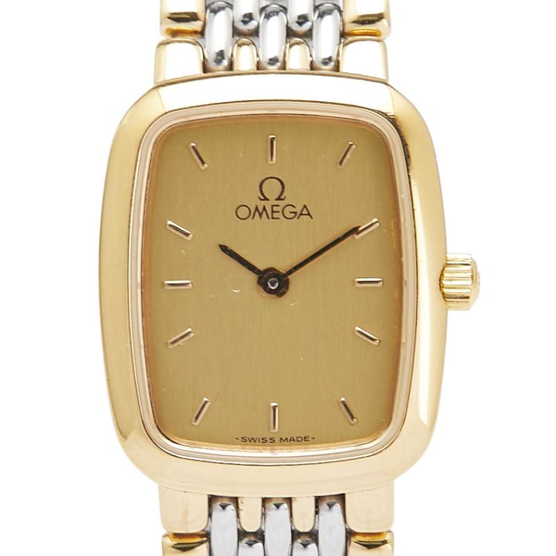 OMEGA（オメガ） デビル Deville 腕時計 クオーツ ゴールド文字盤