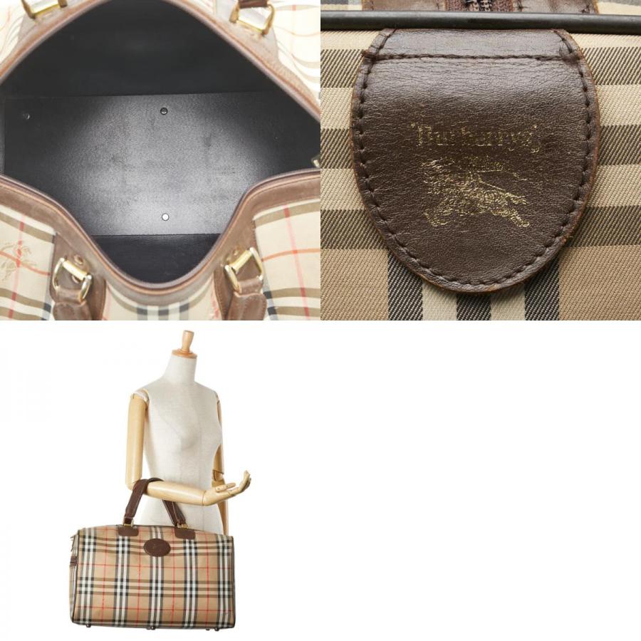 BURBERRY（バーバリー） ノバチェック シャドーホース ボストンバッグ