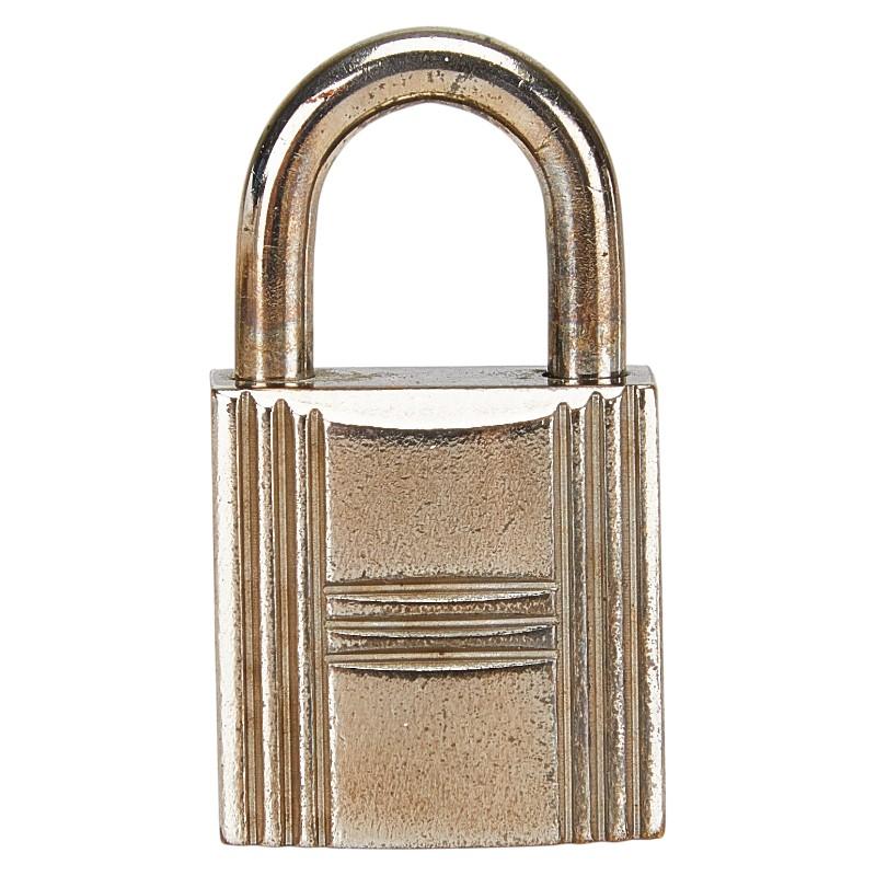 HERMES（エルメス） カデナ 南京錠 キー セット シルバー メタル