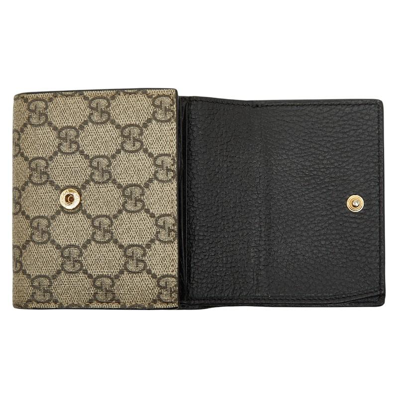 Somali GGマーモント GGスプリーム 二つ折り財布 PVC レザー グッチ