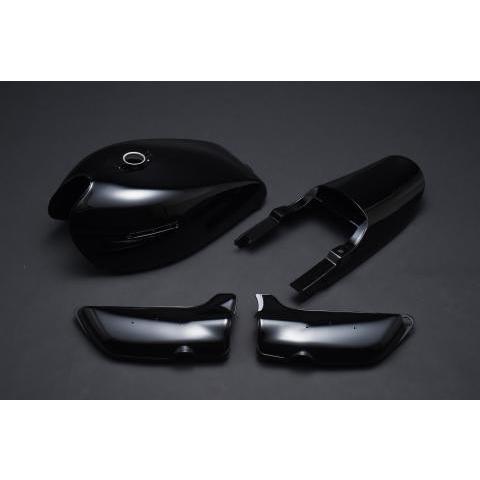 ▽Z1 Z2 ソリッドブラック外装セット (Z1/Z2/ZI/ZII/Z750/Z900/Z1000