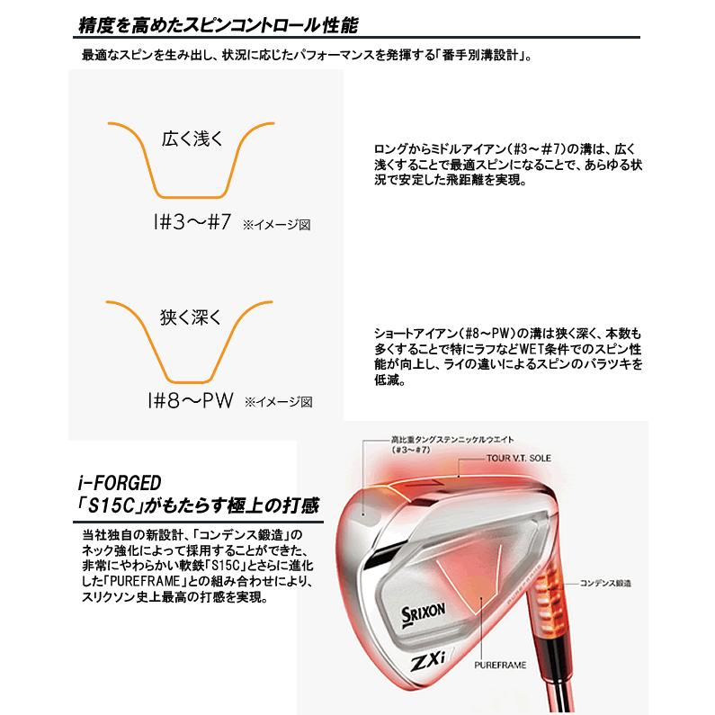 SRIXON スリクソン ZXi7 アイアン 6本セット(5-9番/PW) N.S.PRO MODUS3