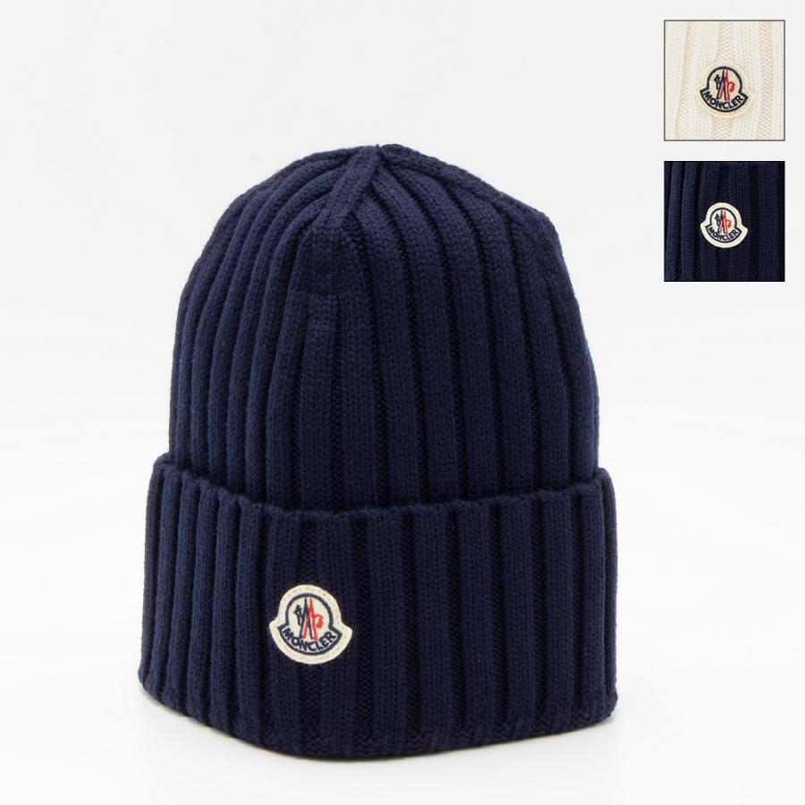 MONCLER（モンクレール） ニットキャップ リブ編み 3B000 36 A9327