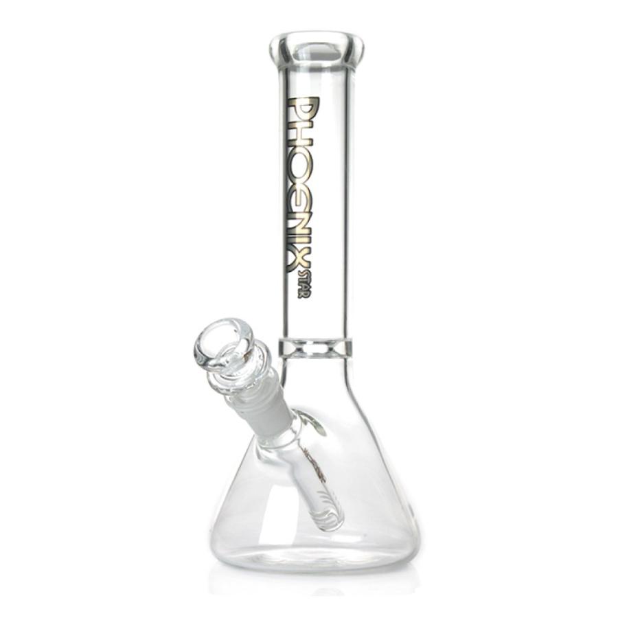 喫煙具 ガラスボング PHOENIX STAR クリアビーカーボング 25cm Clear