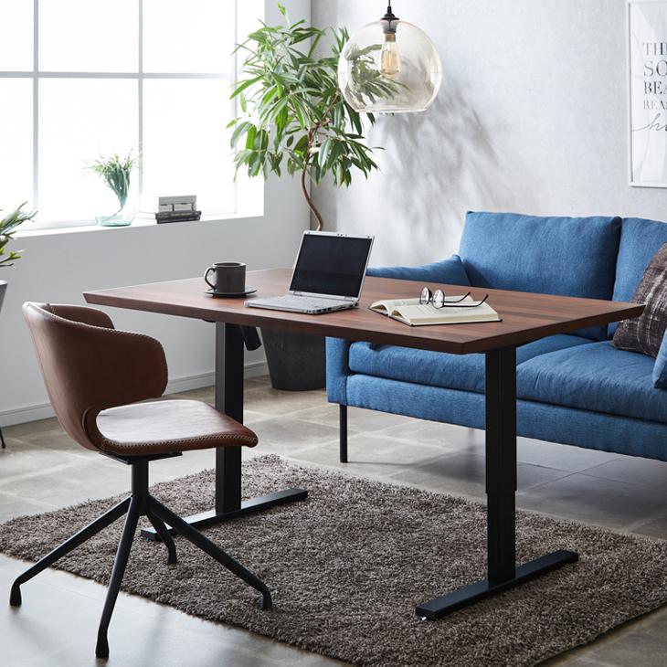 昇降式コーヒーテーブル ウォールナット リモートワークsongdream 昇降