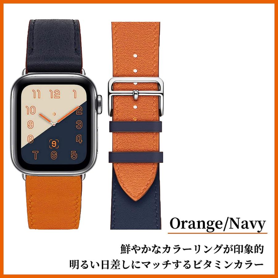 アップルウォッチ バンド 革 レディース エルメス 38mm 40mm 41mm 42mm