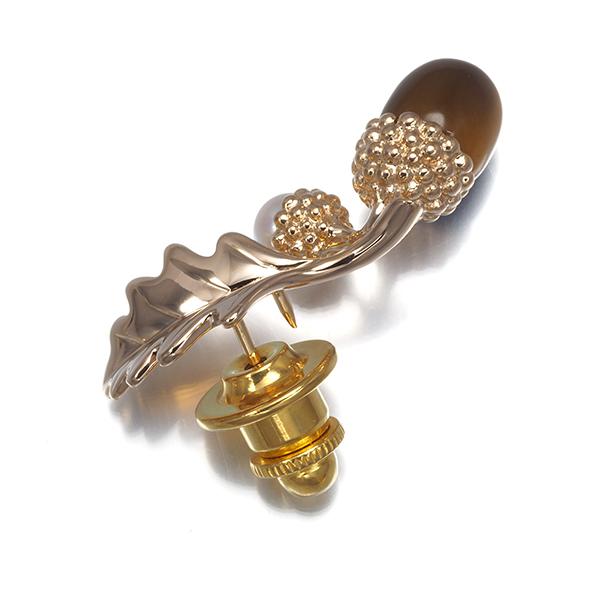 MIKIMOTO（ミキモト） ブローチ タイガーアイ ベビーパール 真珠 5.0mm