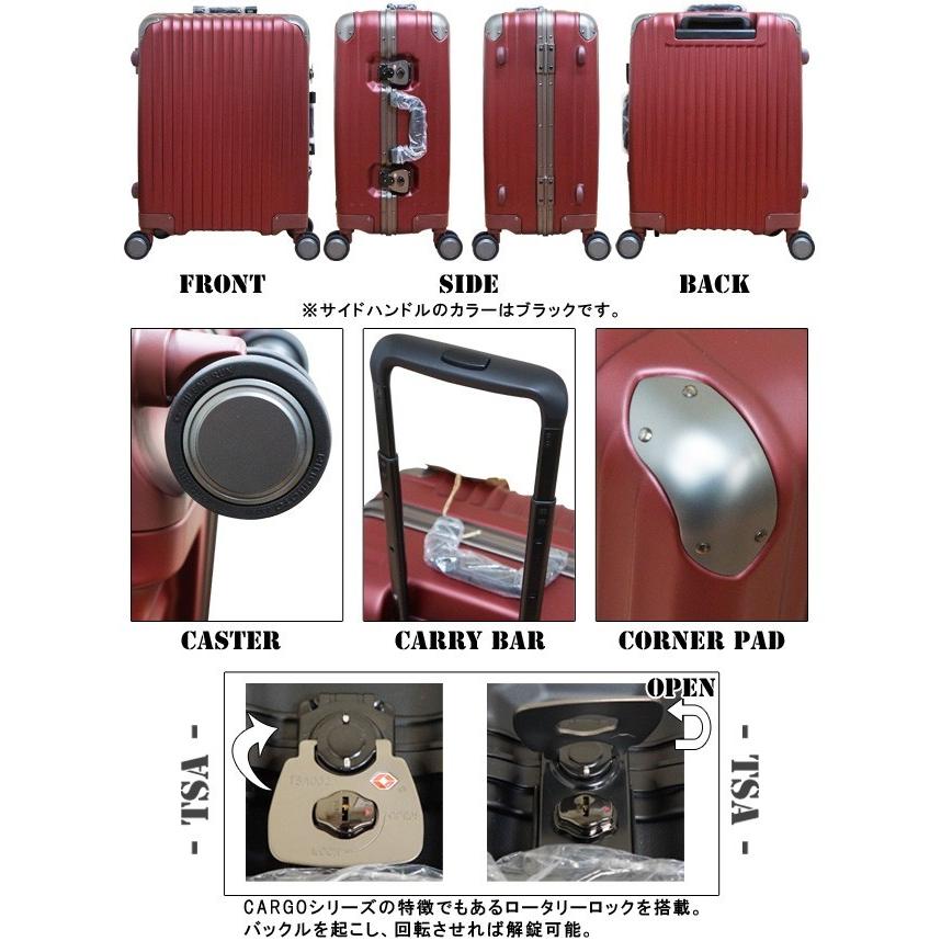 スーツケース キャリーバッグ カーゴ TW64 Mサイズ TSAロック
