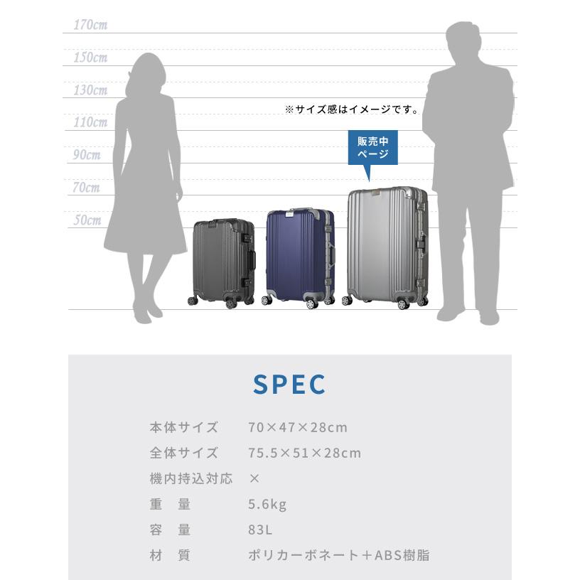 ティーアンドエス スーツケース LLサイズ キャリーケース T&S