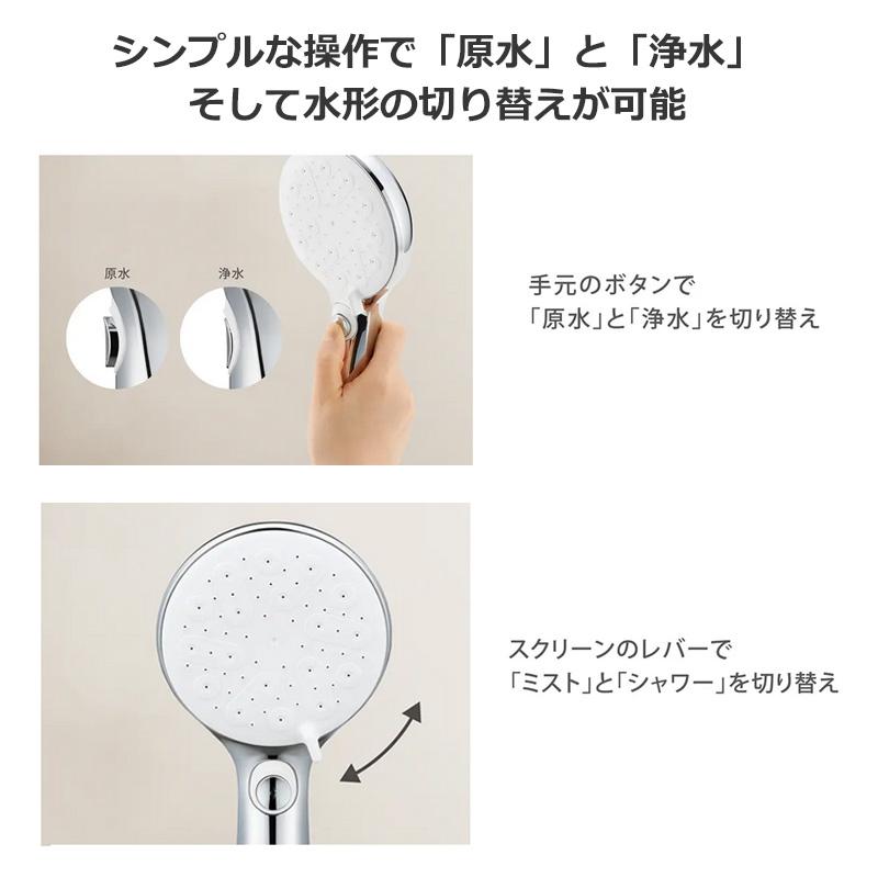 タカギ キレイストシャワーミスト メタリック本体セット : どっと