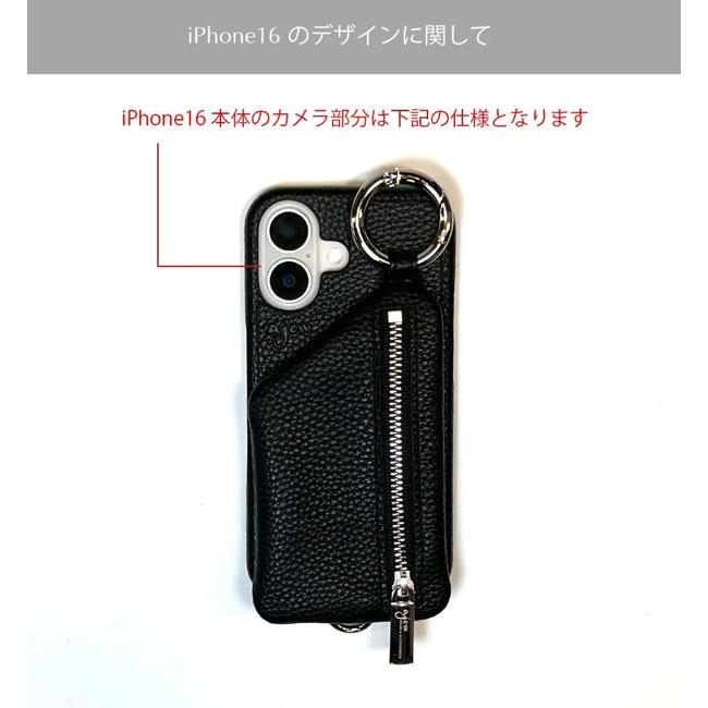 ajew（エジュー） iPhone16/16pro対応 ajew cadenas zipphone case